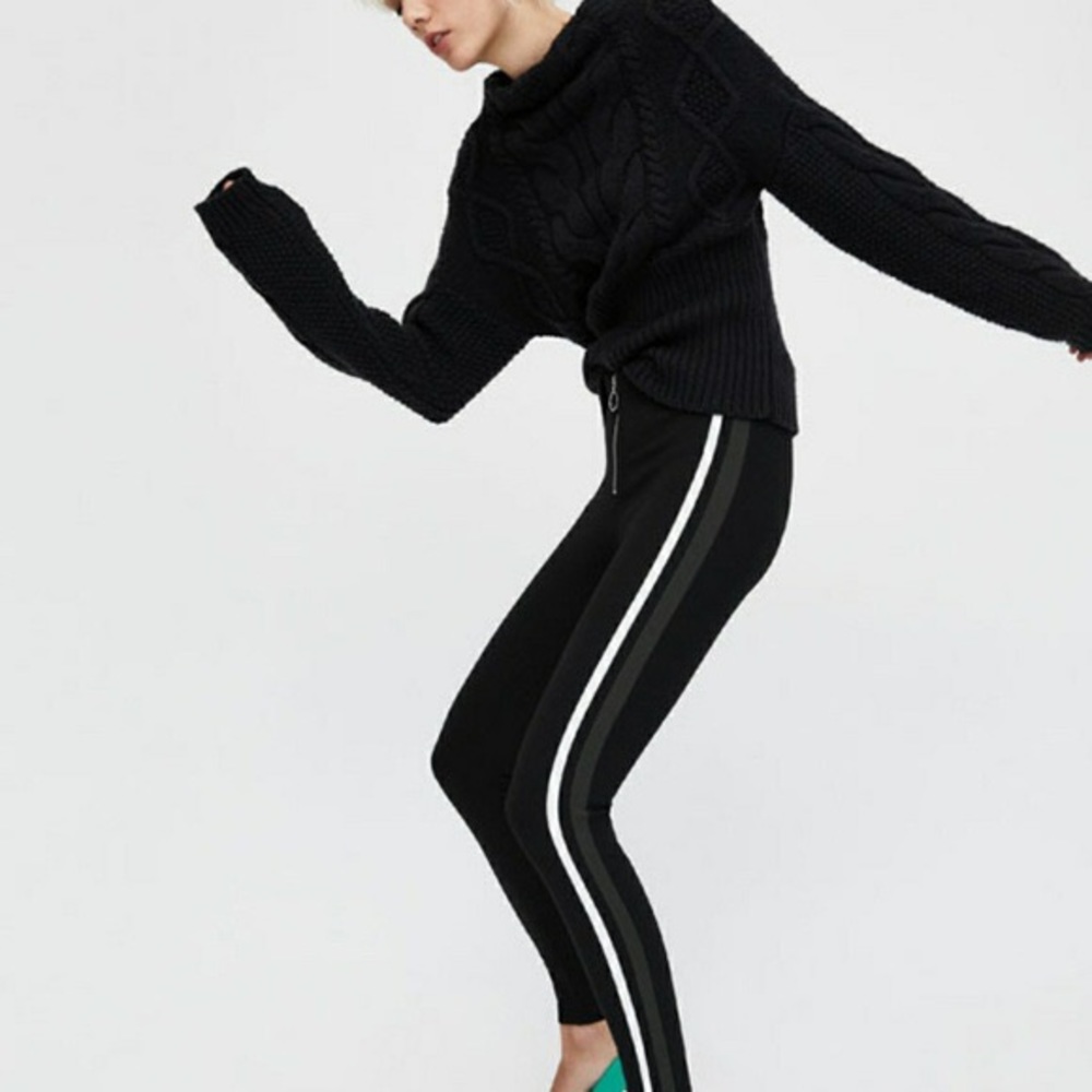 ‼️SOLD‼️ Zara Trafaluc racer side stripe legging - Picture 3 of 7